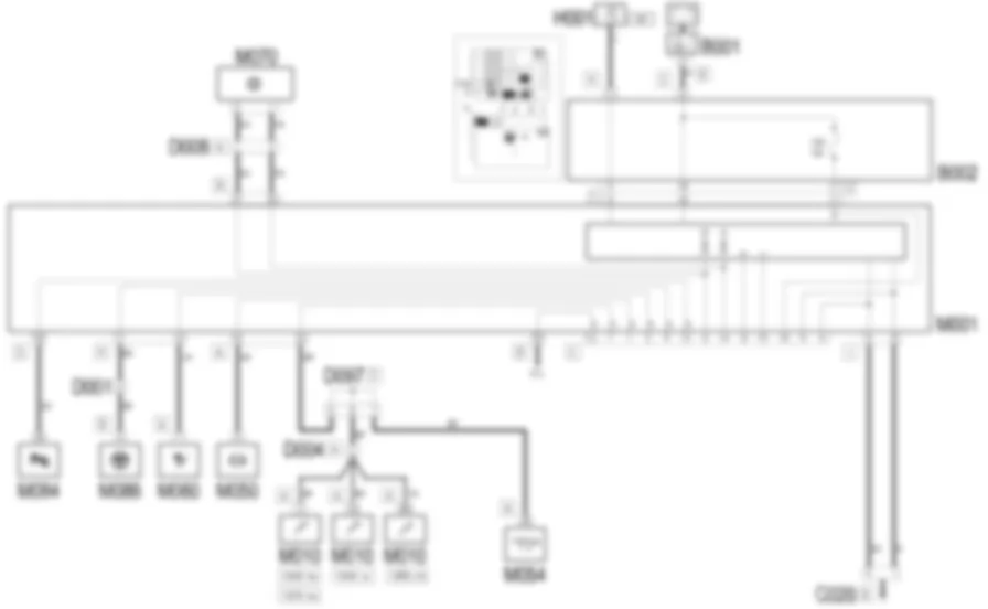 DIAGNOSTIC MULTIPLE CONNECTOR - Wiring diagram Lancia Ypsilon 1.3 JTD  