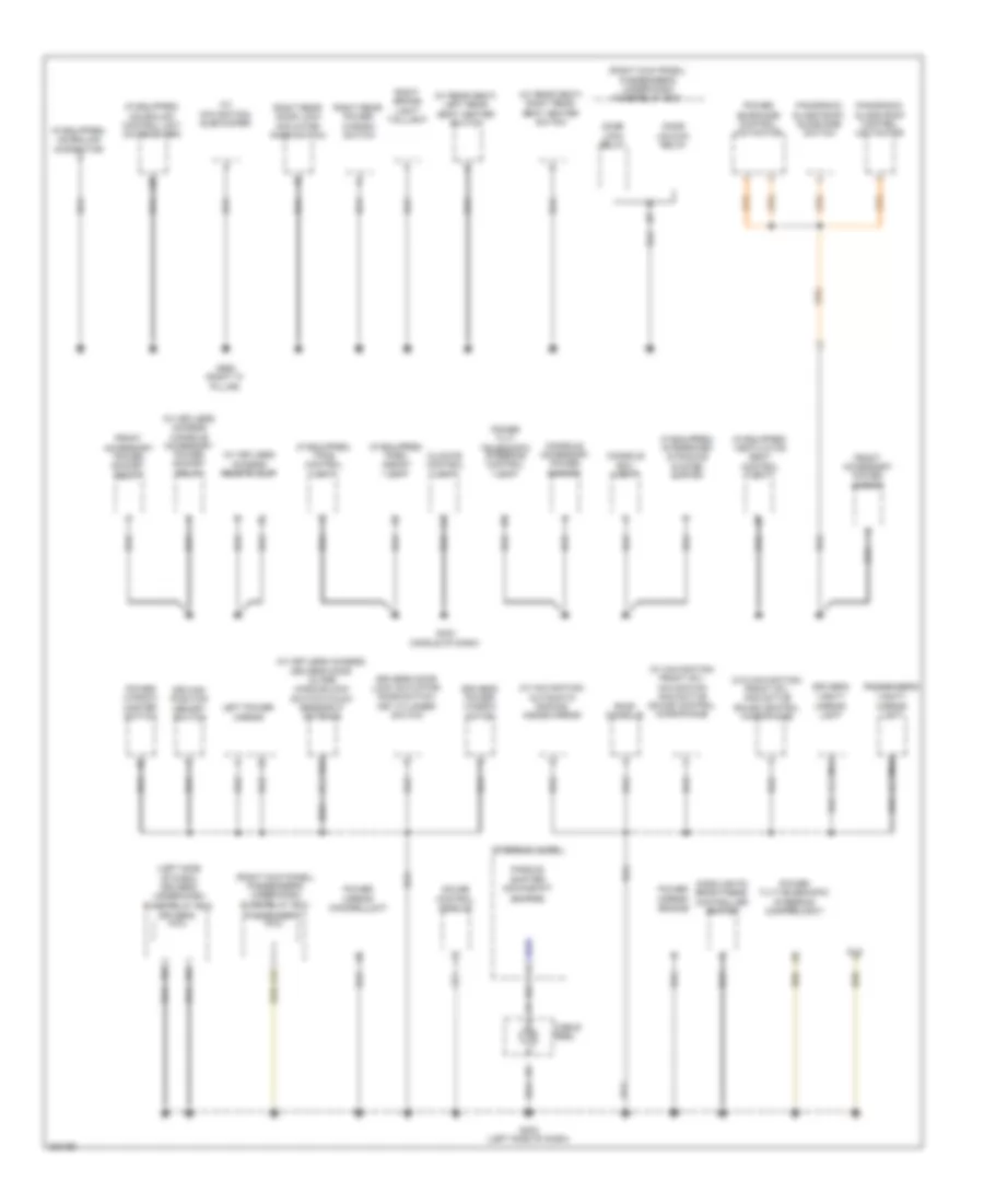 Электросхема подключение массы заземления (5 из 5) для Acura ZDX 2011
