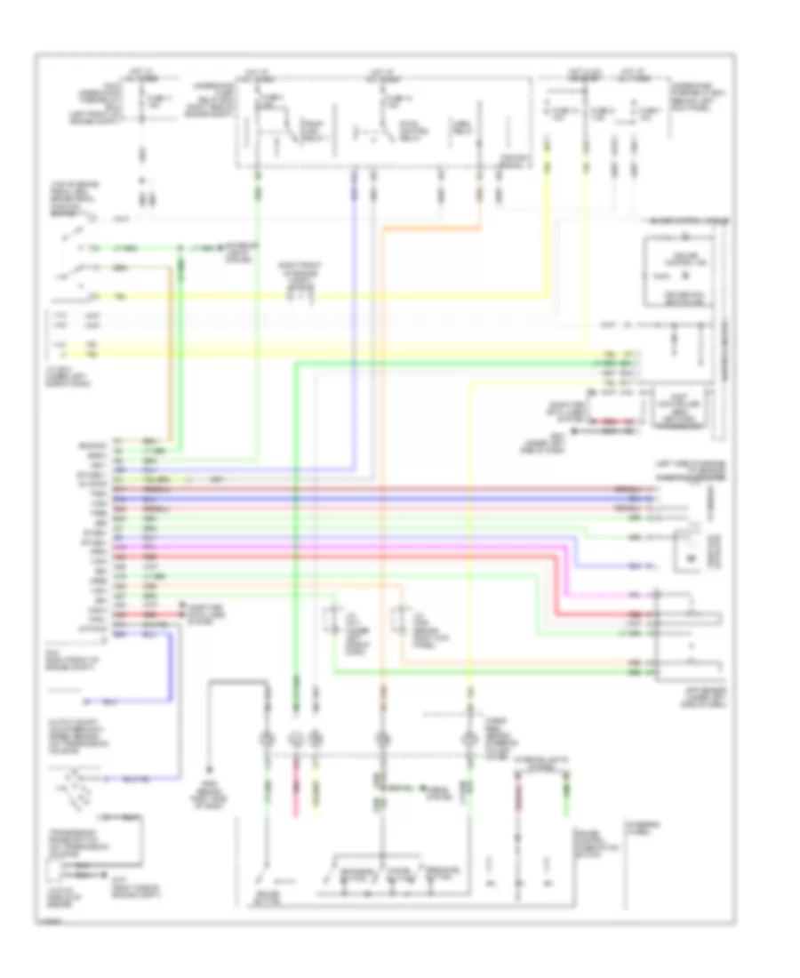 Электросхема системы круизконтроля для Acura MDX 2012