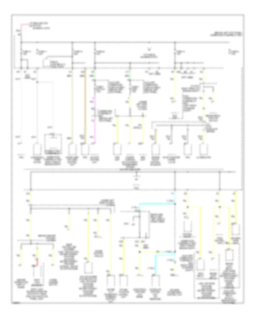 Электросхема блока предохранителей и реле (5 из 6) для Acura MDX 2012