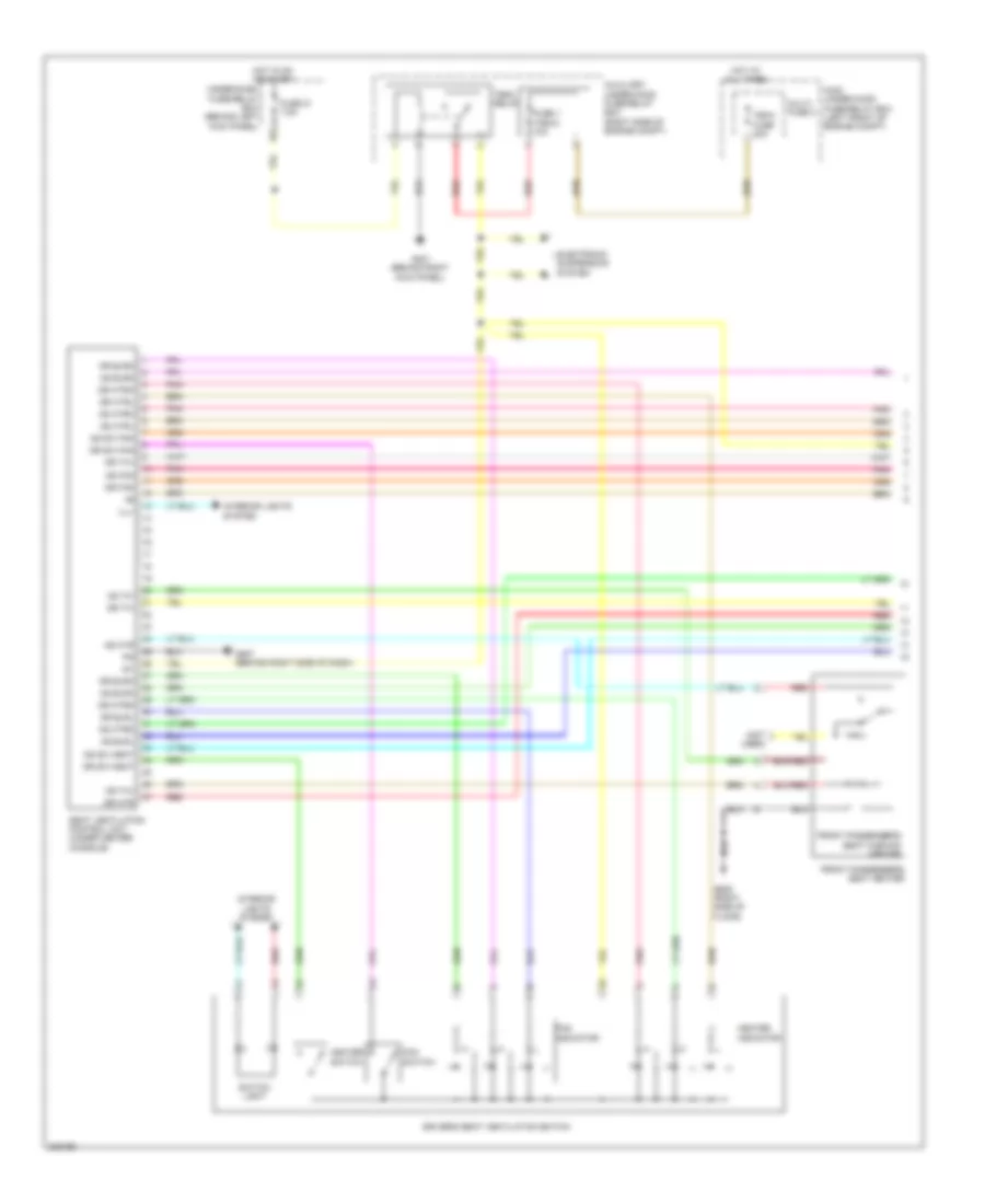 схема вентиляции места (1 из 2) для Acura MDX 2012