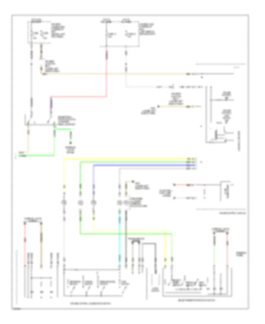 3.5L, Электросхема системы круизконтроля (2 из 2) для Acura TSX 2012