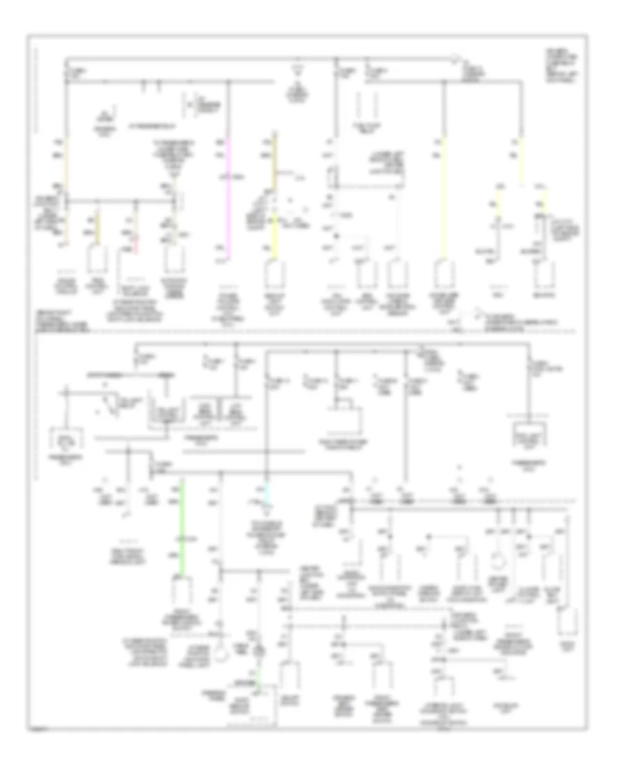 Электросхема блока предохранителей и реле (3 из 6) для Acura TSX 2012