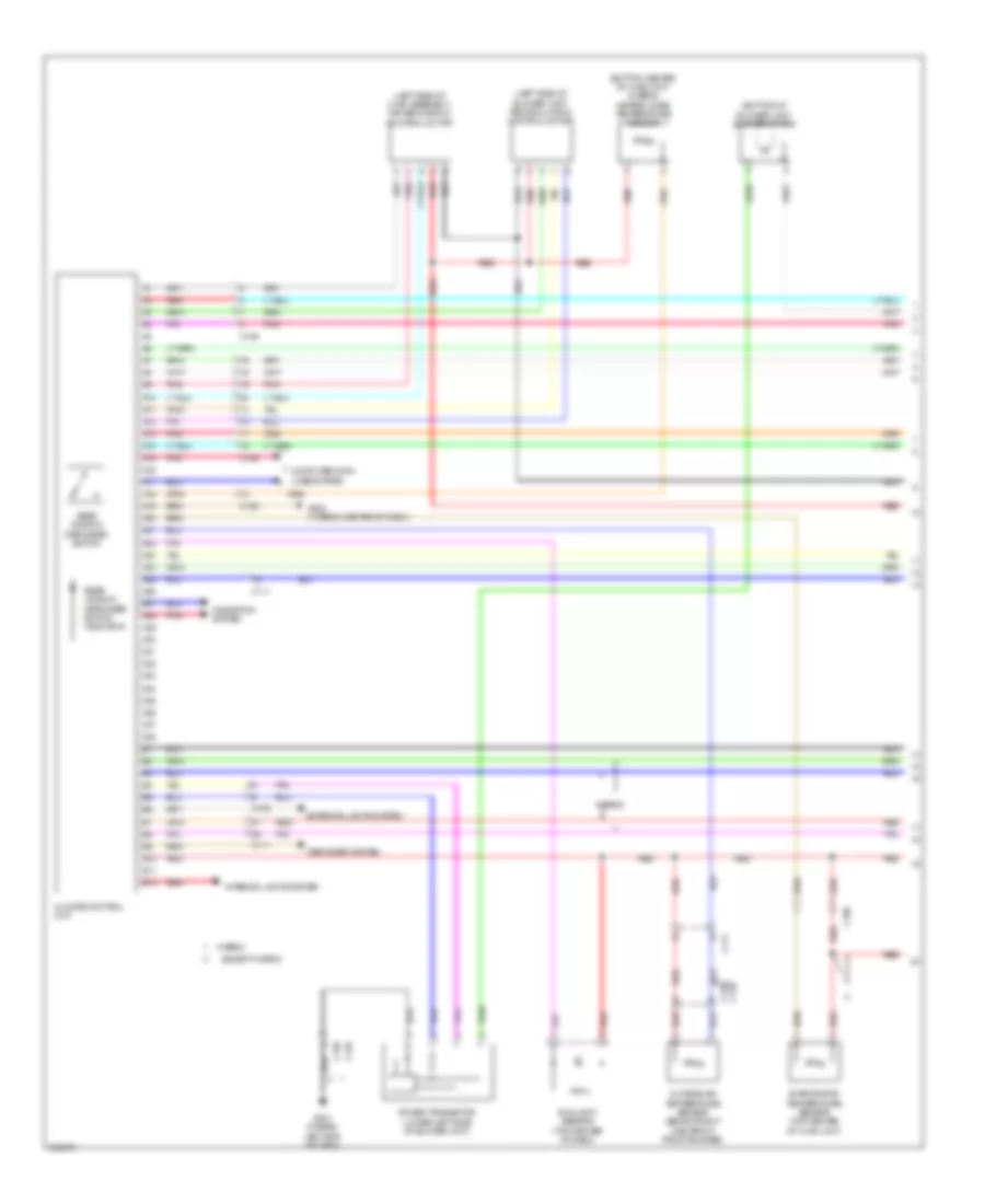 Электросхема кондиционера (1 из 4) для Acura ILX 2013