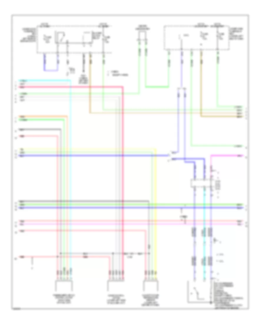 Электросхема кондиционера (2 из 4) для Acura ILX 2013