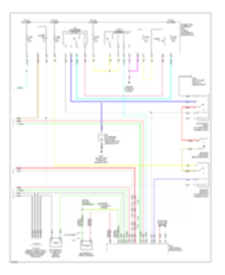Электросхема кондиционера (4 из 4) для Acura ILX 2013