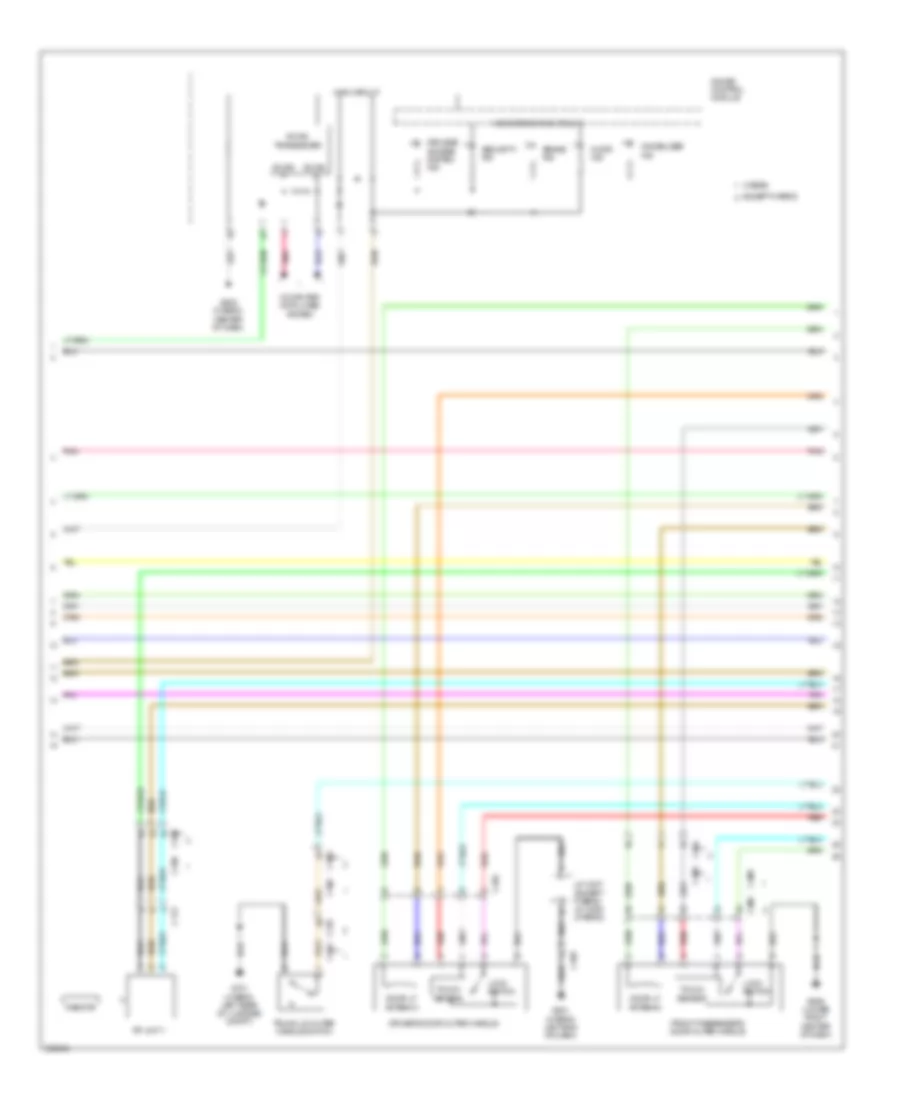 Электросхема противоугонной сигнализации (6 из 7) для Acura ILX 2013