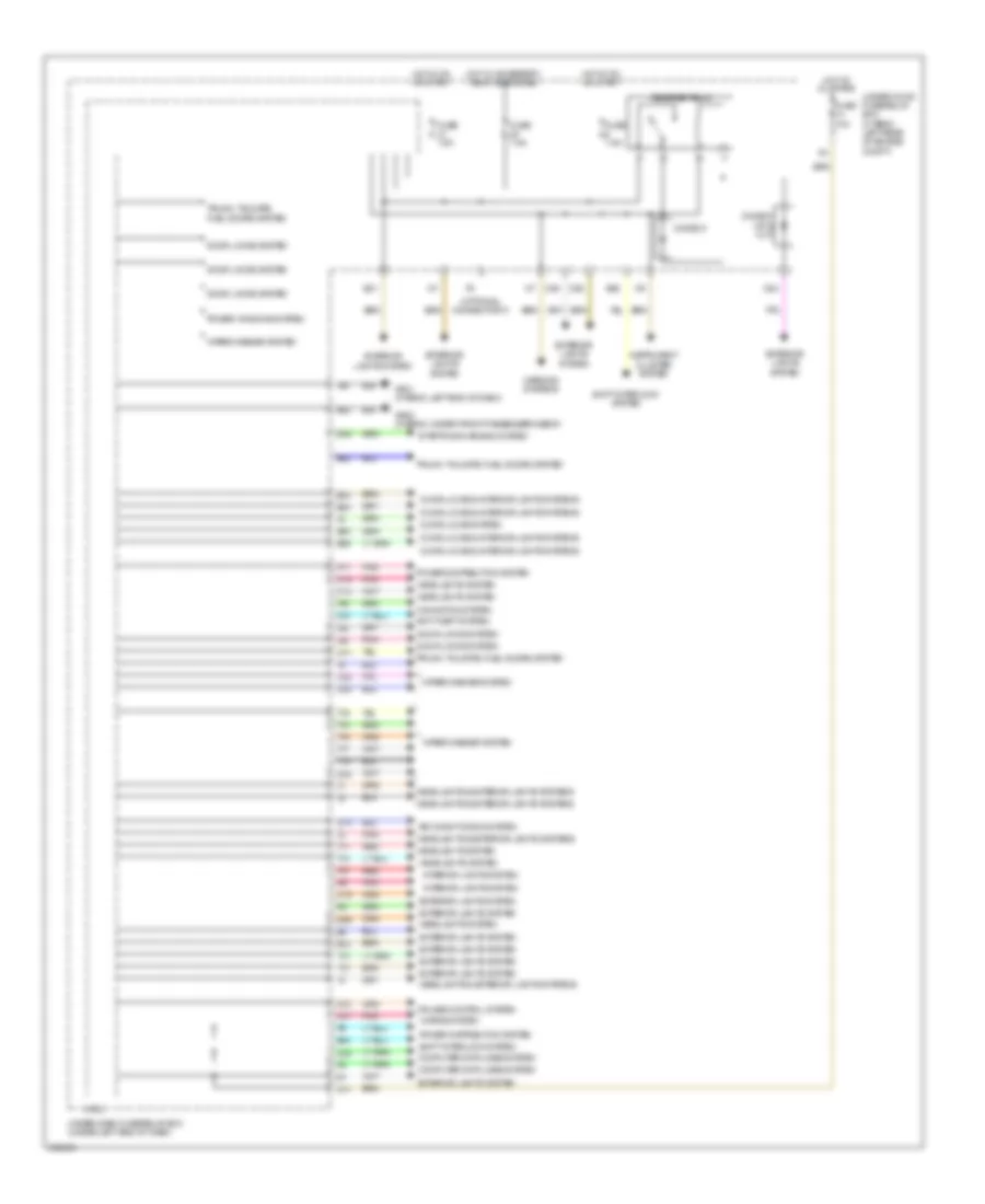 Электросхема блоков управления кузовом (1 из 2) для Acura ILX 2013