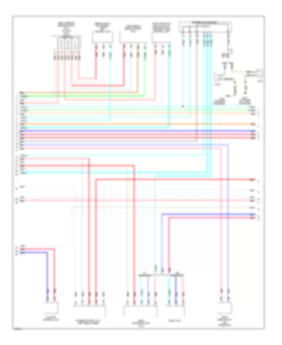 Электросхема линии передачи данных CAN, кроме гибрида (2 из 3) для Acura ILX 2013