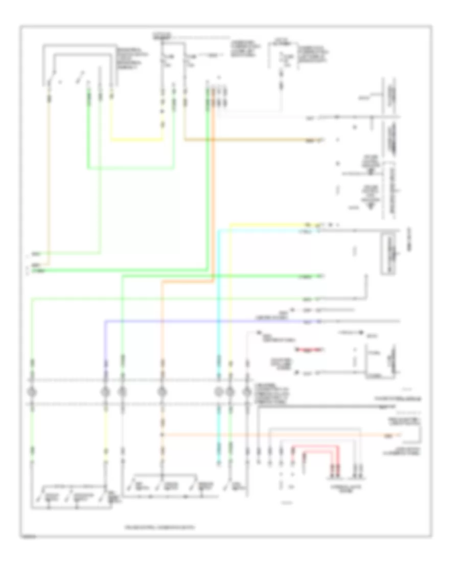 Электросхема системы круизконтроля, гибрид (2 из 2) для Acura ILX 2013