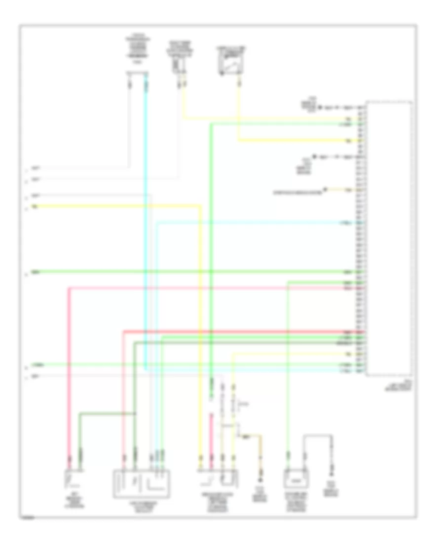 2.4L, Электросхема системы управления двигателем (6 из 6) для Acura ILX 2013