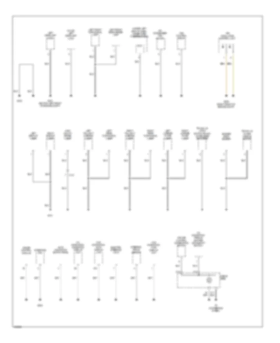 Электросхема подключение массы заземления, кроме гибрида (3 из 4) для Acura ILX 2013