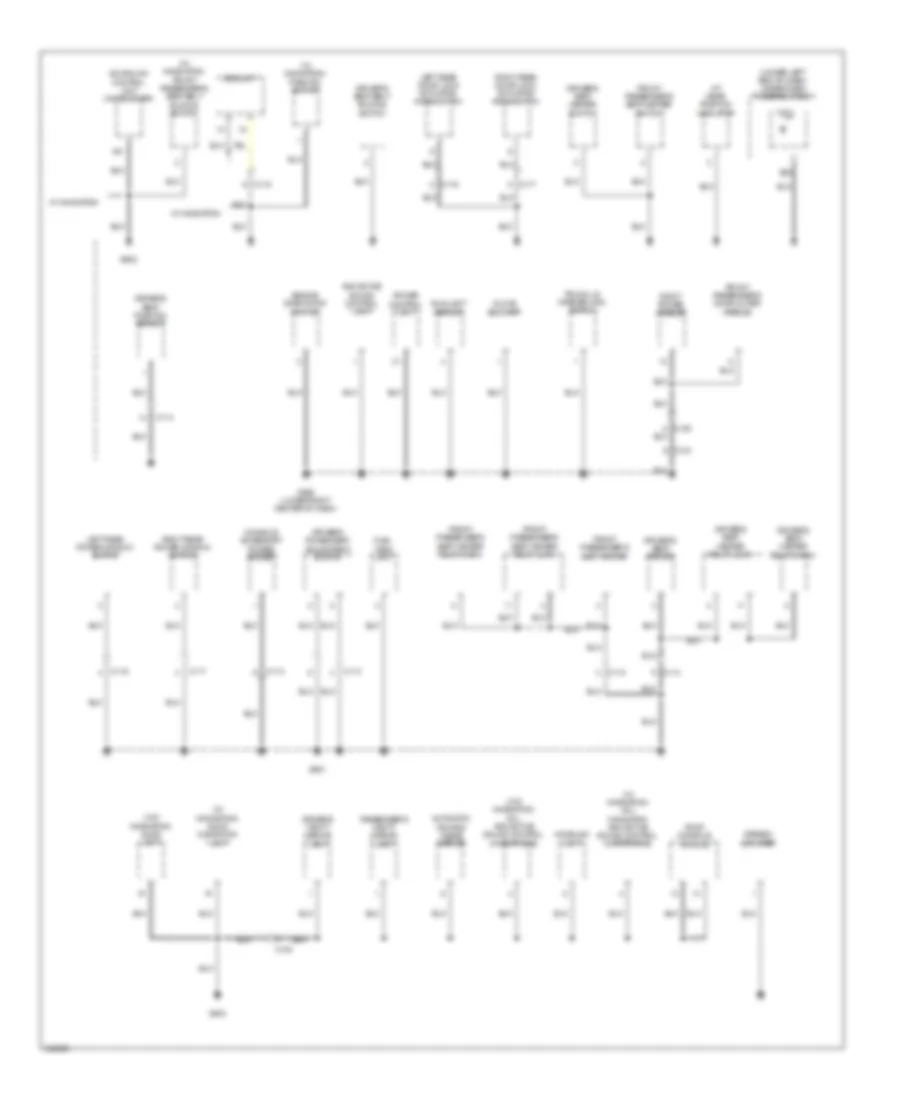 Электросхема подключение массы заземления, кроме гибрида (4 из 4) для Acura ILX 2013