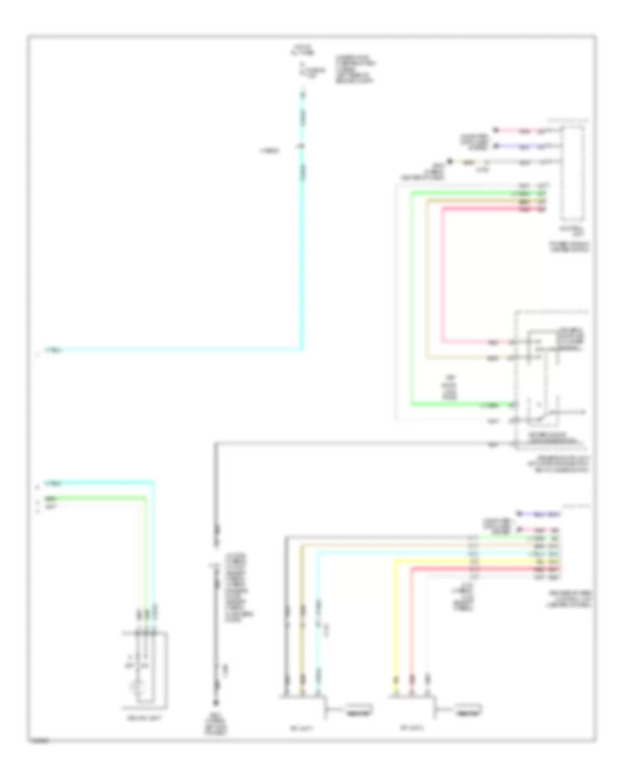 схема таймера освещения входа (2 из 2) для Acura ILX 2013