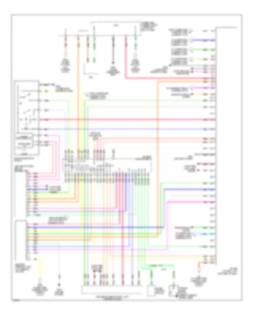 Электросхема блока предохранителей и реле, гибрид (6 из 6) для Acura ILX 2013