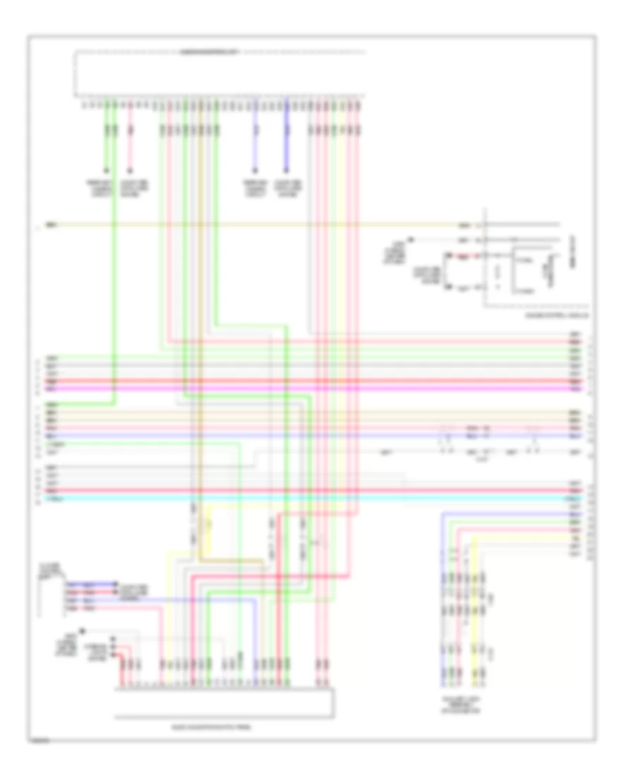Электросхема магнитолы, С Навигация (4 из 5) для Acura ILX 2013