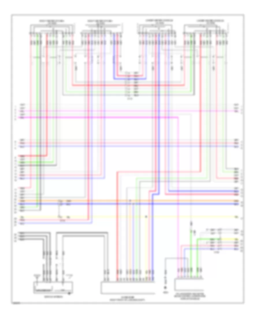 Электросхема магнитолы, без Навигация (2 из 4) для Acura ILX 2013