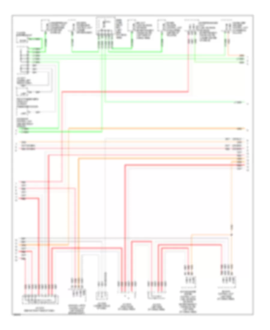 Электросхема линии передачи данных CAN (2 из 3) для Acura MDX 2013