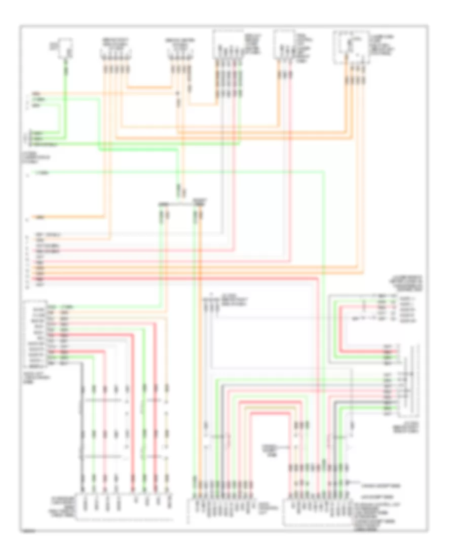 Электросхема линии передачи данных CAN (3 из 3) для Acura MDX 2013