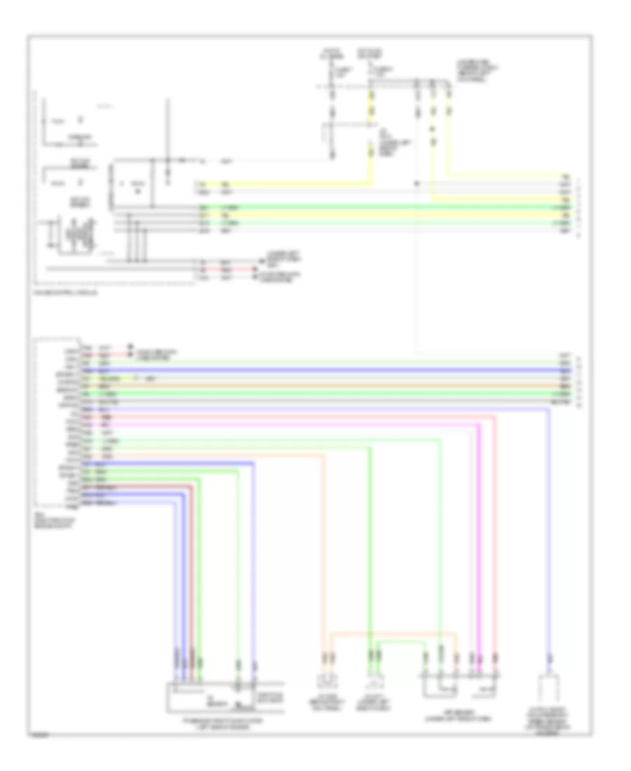 адаптивная Электросхема системы круизконтроля (1 из 3) для Acura MDX 2013