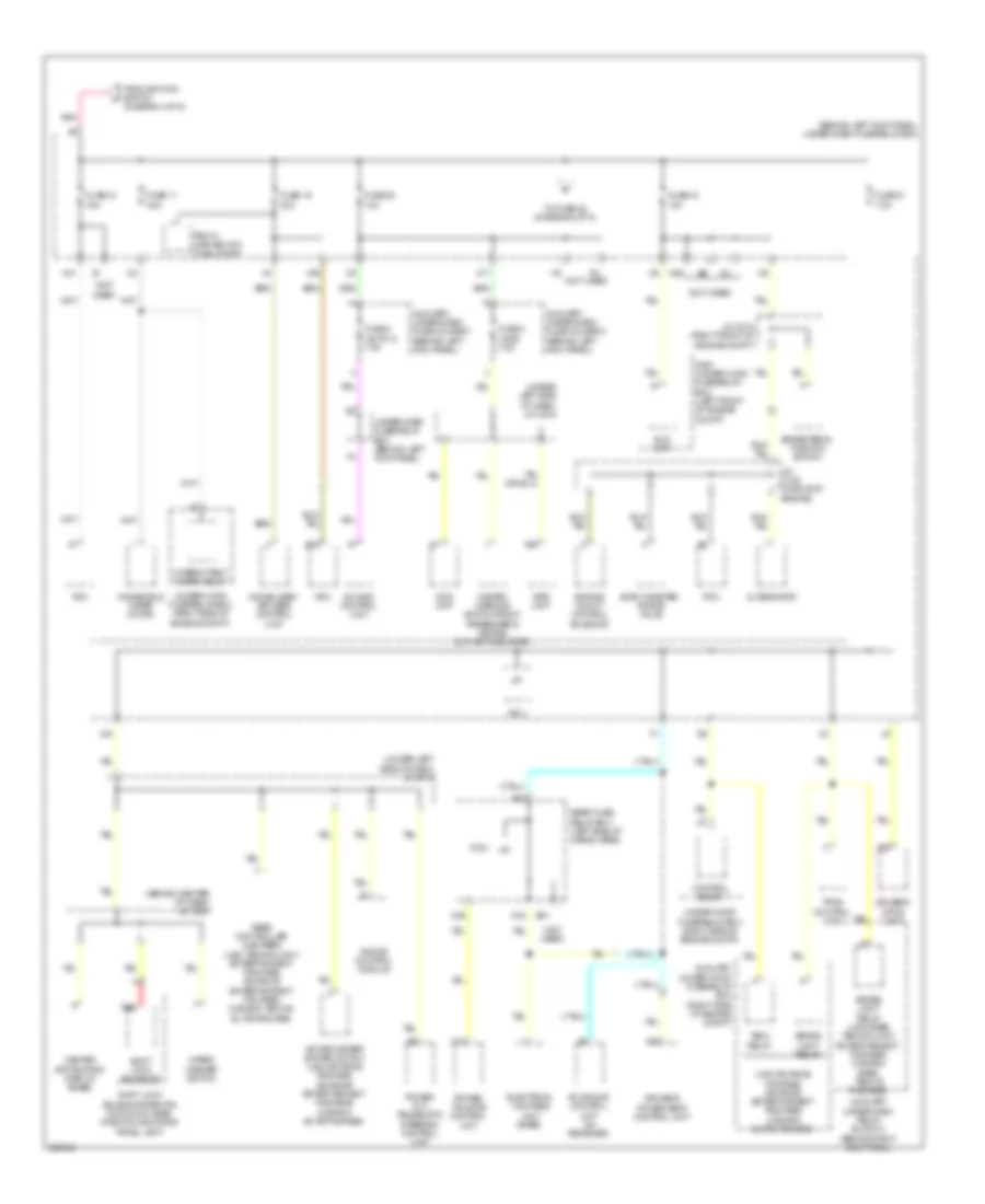 Электросхема блока предохранителей и реле (5 из 6) для Acura MDX 2013