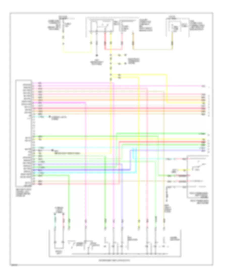 схема вентиляции места (1 из 2) для Acura MDX 2013