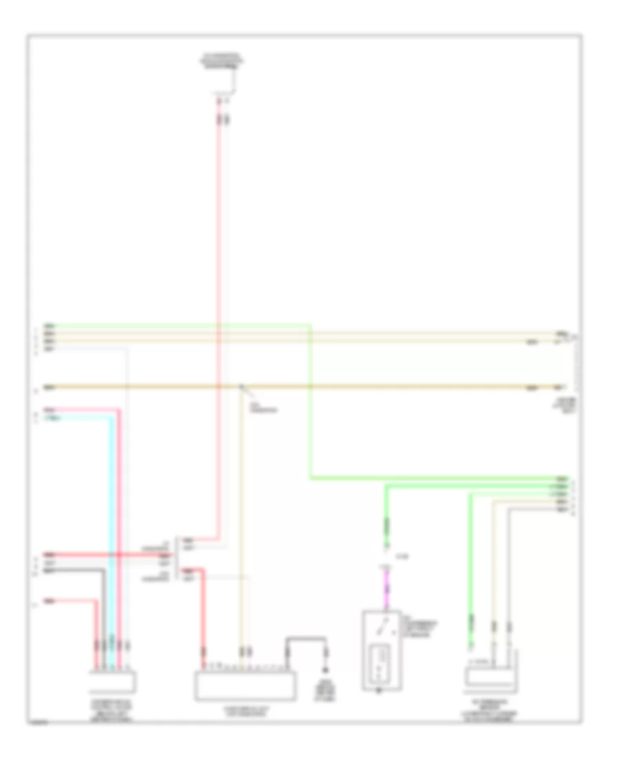 Электросхема кондиционера (2 из 3) для Acura RDX 2013
