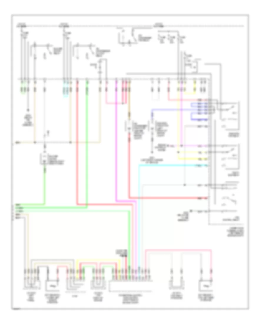 Электросхема кондиционера (3 из 3) для Acura RDX 2013