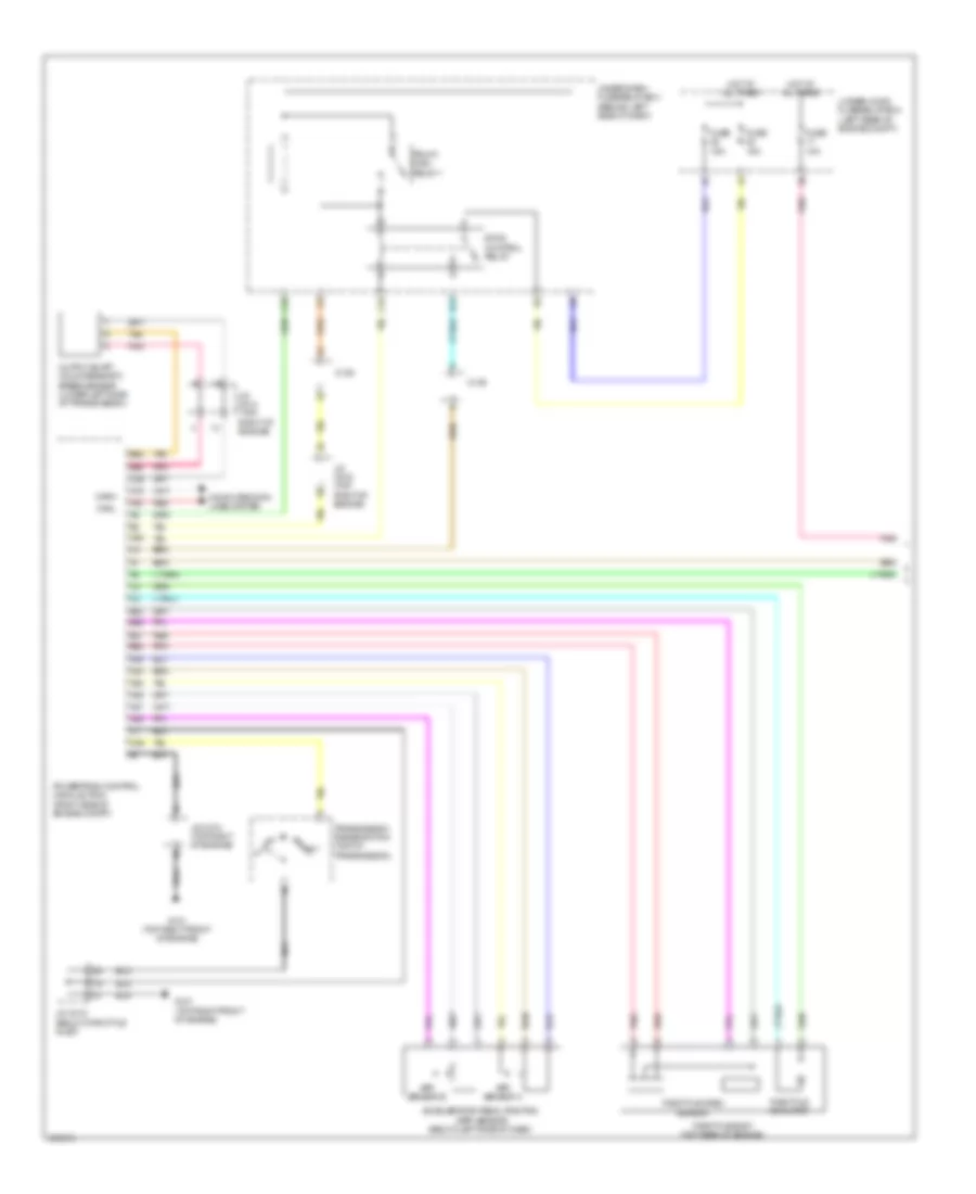 Электросхема системы круизконтроля (1 из 2) для Acura RDX 2013