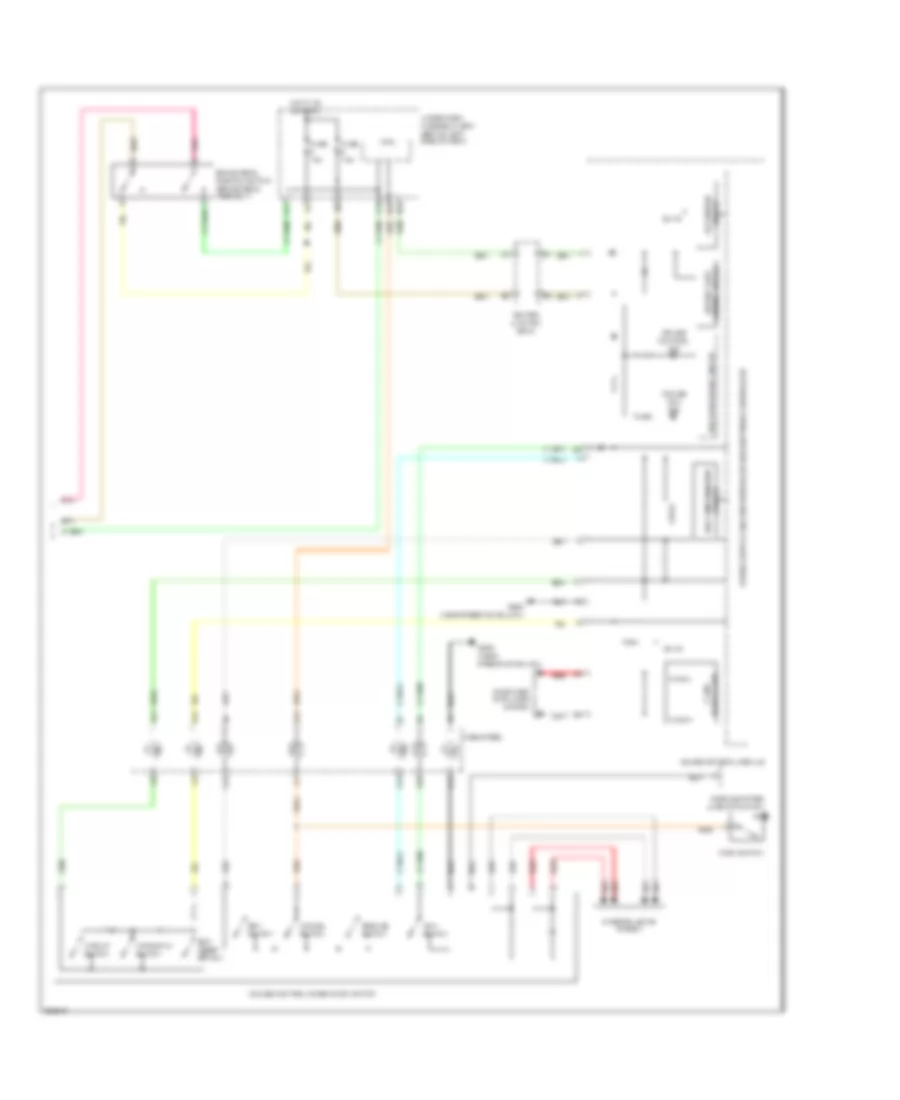 Электросхема системы круизконтроля (2 из 2) для Acura RDX 2013
