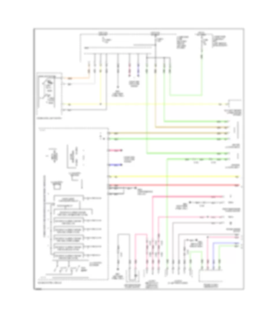 Электросхема подсветки приборов (1 из 3) для Acura RDX 2013