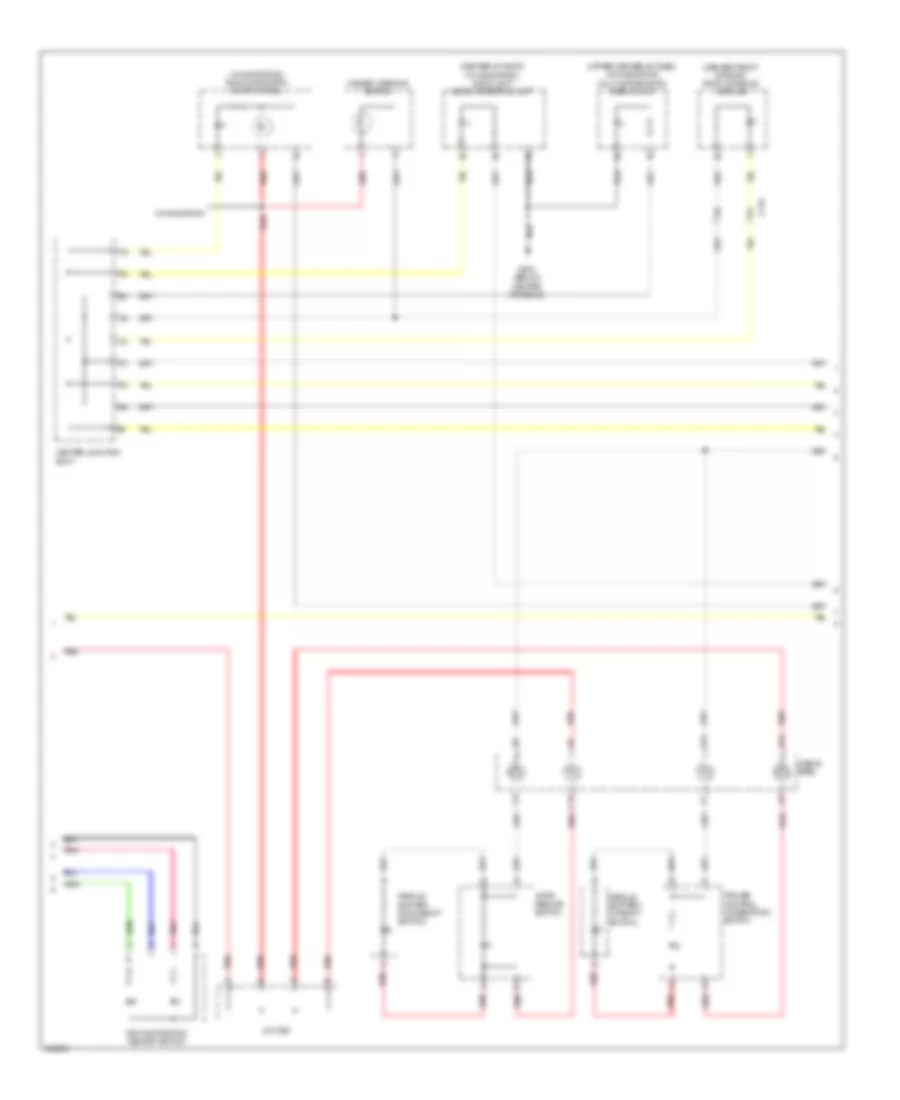 Электросхема подсветки приборов (2 из 3) для Acura RDX 2013