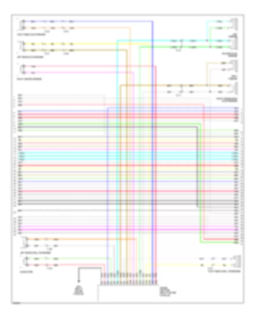 Электросхема магнитолы, С Навигация (6 из 7) для Acura RDX 2013