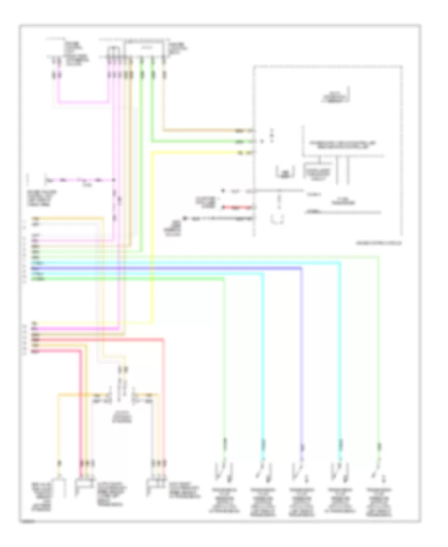 Электросхема автоматической коробки передач АКПП (3 из 3) для Acura RDX 2013