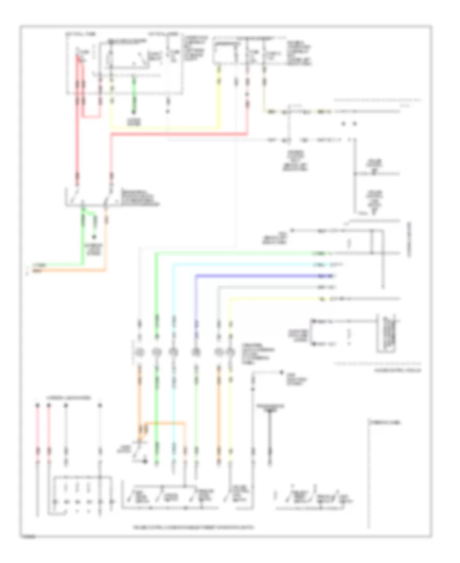 Электросхема системы круизконтроля (2 из 2) для Acura TL SH-AWD 2013