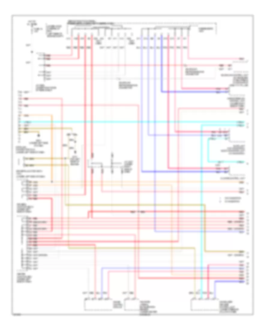 Электросхема линии передачи данных CAN (1 из 2) для Acura TSX 2013