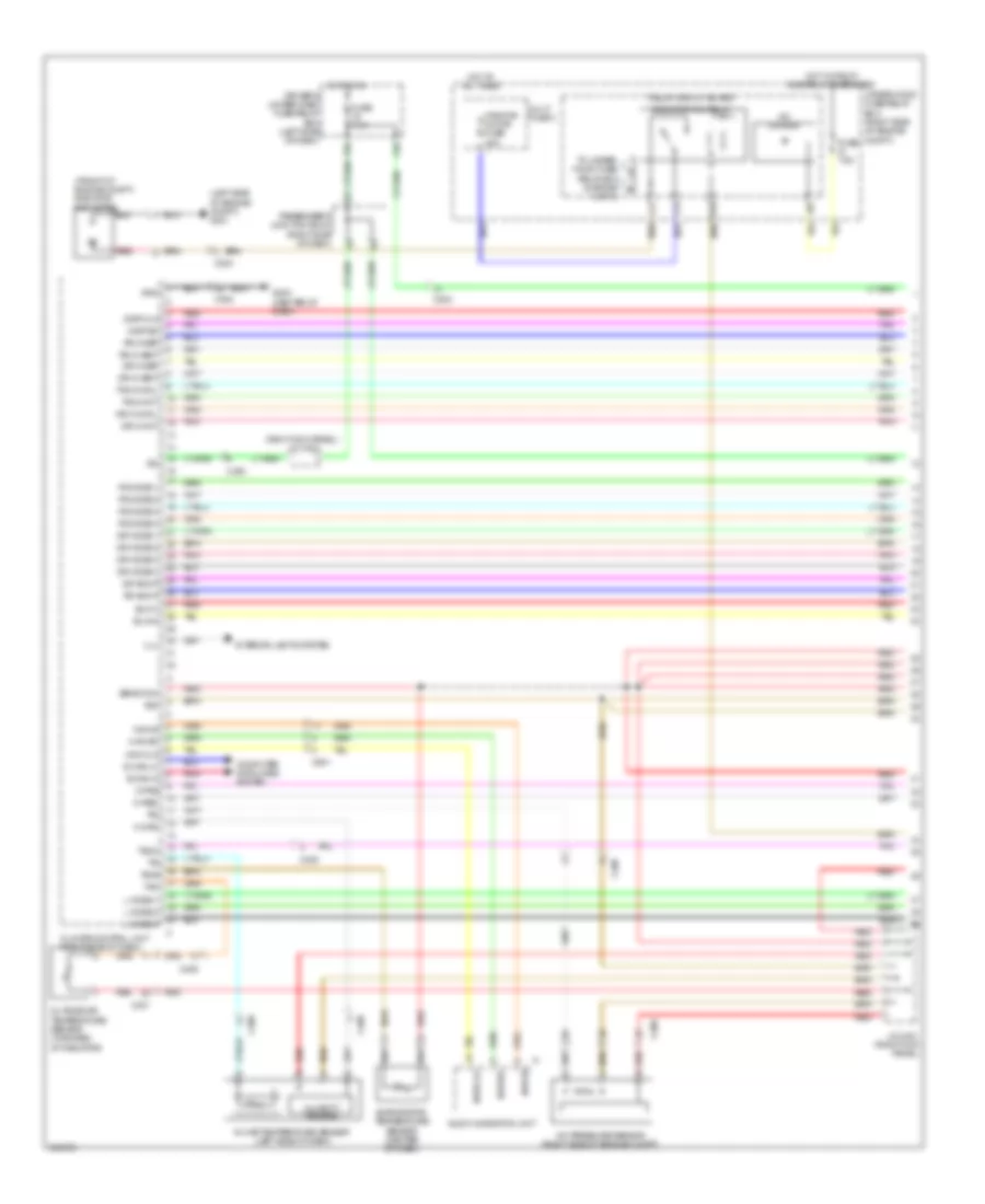 Электросхема кондиционера (1 из 3) для Acura ZDX 2013