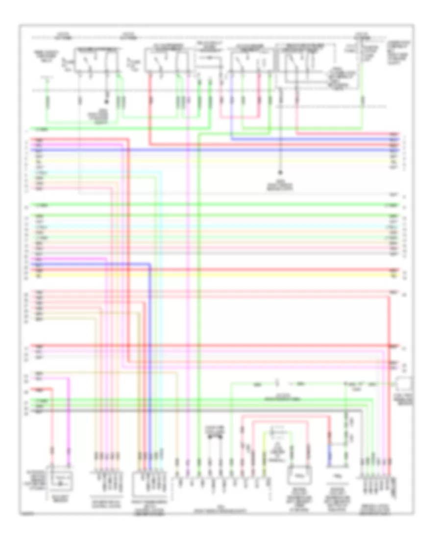 Электросхема кондиционера (2 из 3) для Acura ZDX 2013