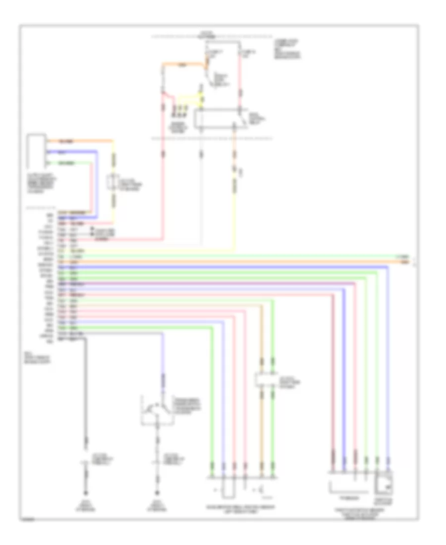 Электросхема системы круизконтроля (1 из 2) для Acura ZDX 2013