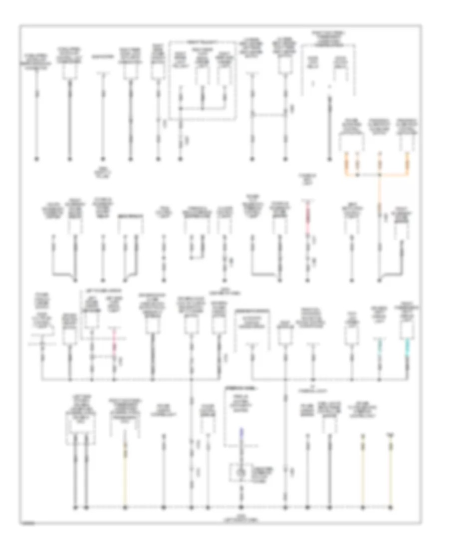 Электросхема подключение массы заземления (5 из 5) для Acura ZDX 2013