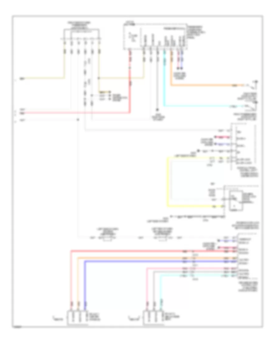 схема таймера освещения входа (2 из 2) для Acura ZDX 2013