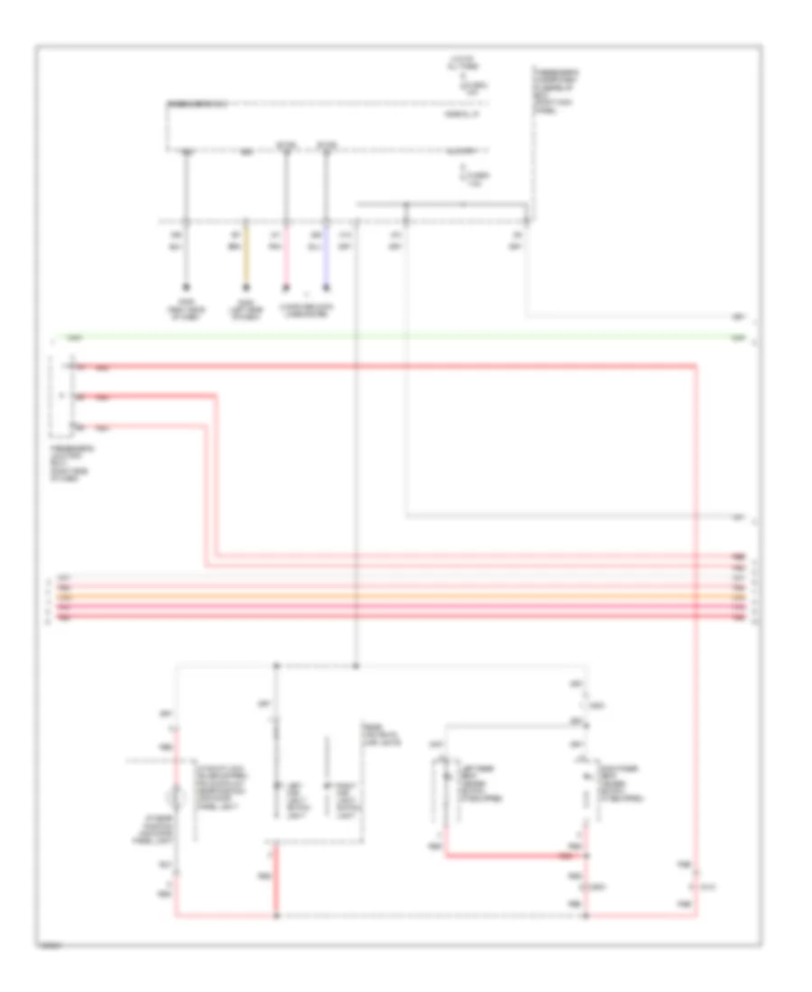 Электросхема подсветки приборов (2 из 4) для Acura ZDX 2013