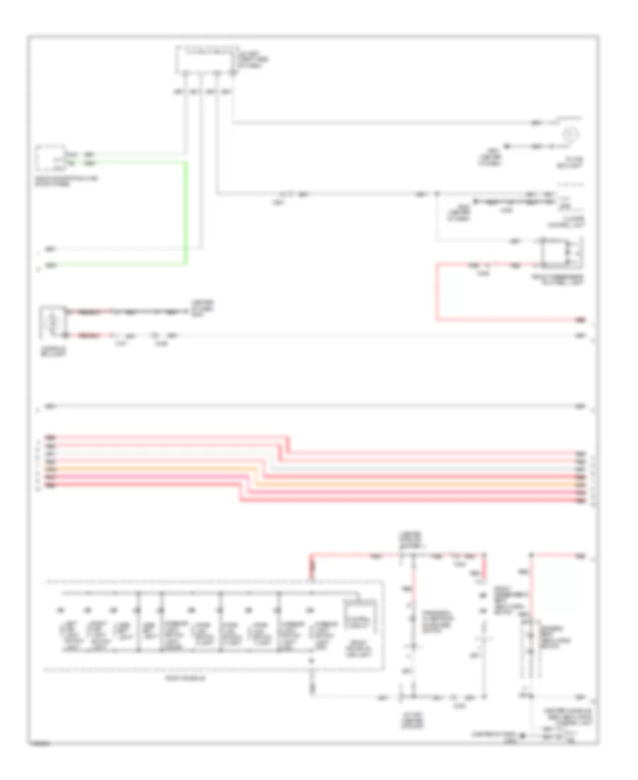 Электросхема подсветки приборов (3 из 4) для Acura ZDX 2013