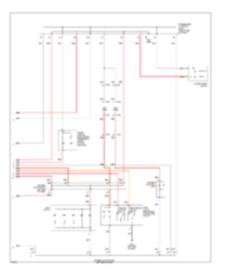 Электросхема подсветки приборов (4 из 4) для Acura ZDX 2013