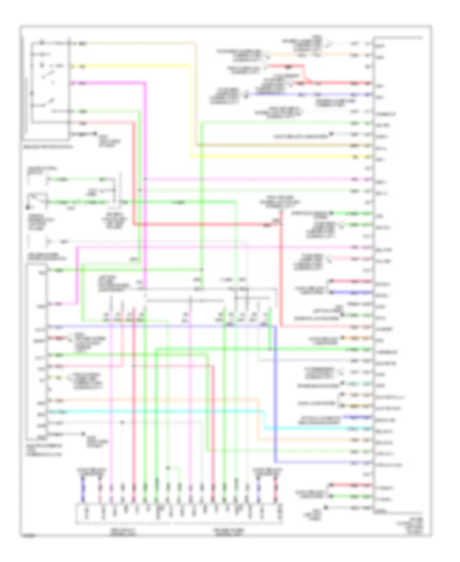 Электросхема блока предохранителей и реле (7 из 7) для Acura ZDX 2013