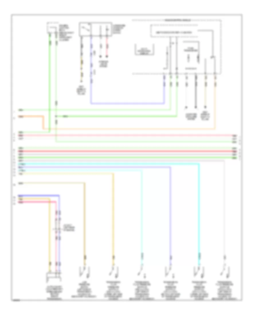 Электросхема автоматической коробки передач АКПП (3 из 4) для Acura MDX 2014