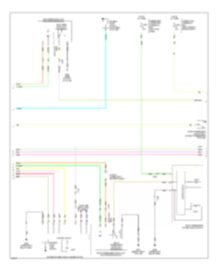 Электросхема противоугонной сигнализации (2 из 6) для Acura MDX 2014