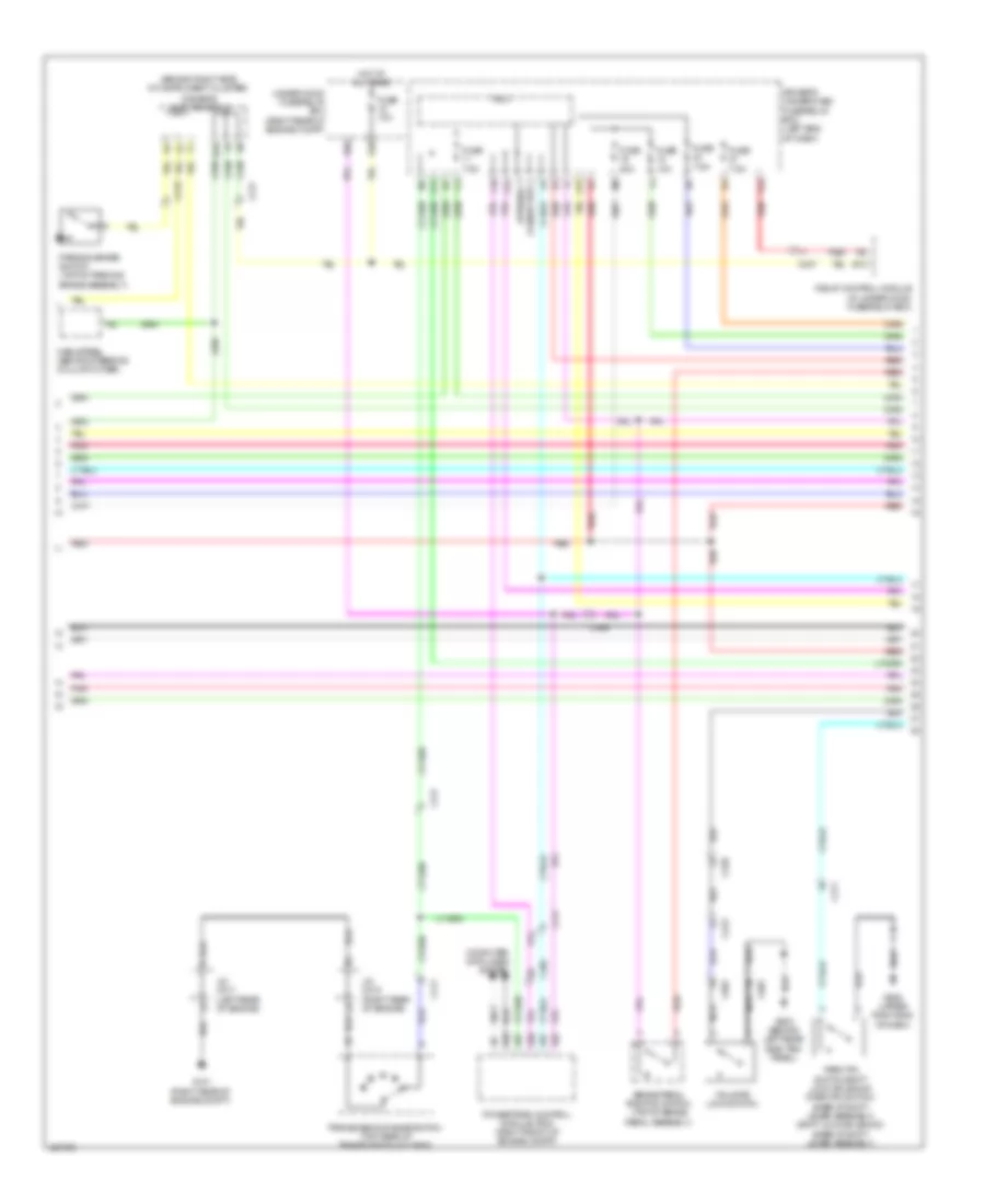 Электросхема противоугонной сигнализации (4 из 6) для Acura MDX 2014