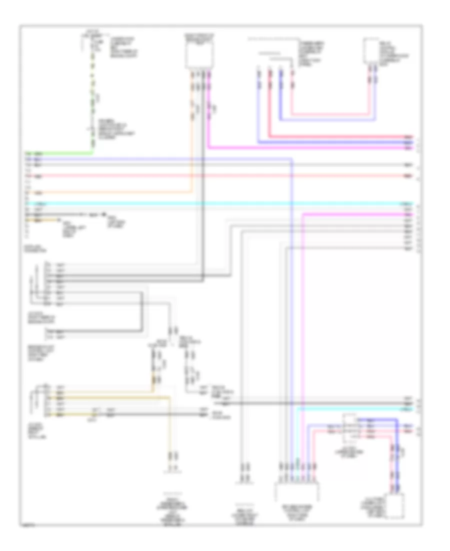 Электросхема линии передачи данных CAN (1 из 4) для Acura MDX 2014