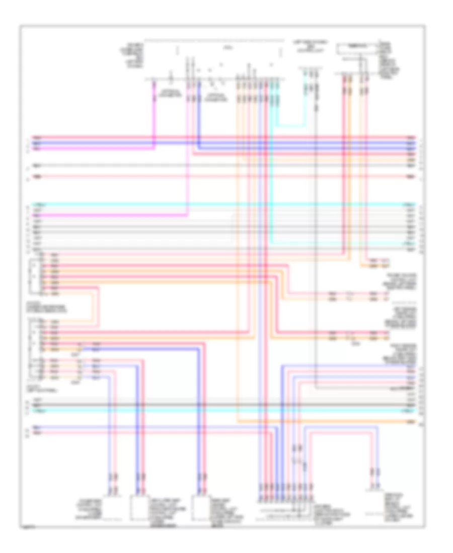 Электросхема линии передачи данных CAN (2 из 4) для Acura MDX 2014